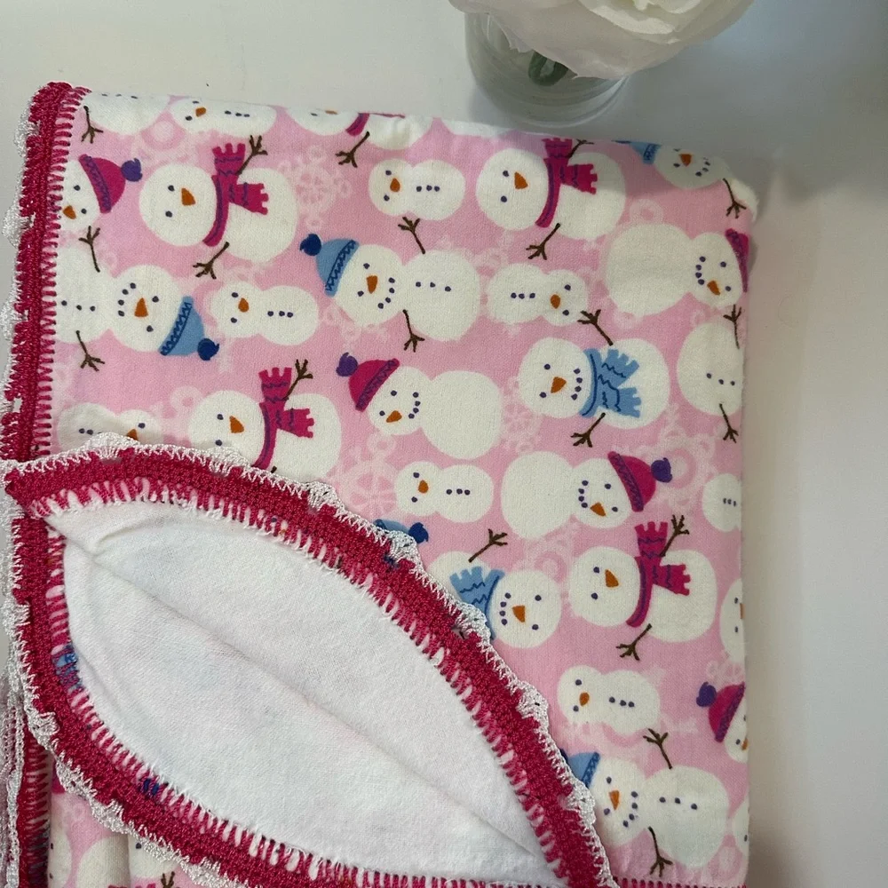 Blanket for babies, Snowmen theme. - Picture 1 of 1